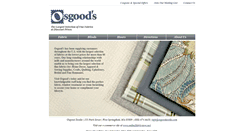 Desktop Screenshot of osgoodtextile.com